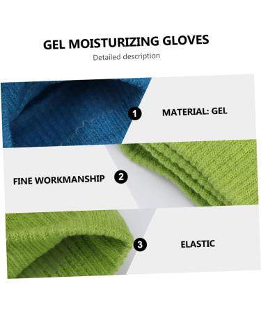 POPETPOP 2 Pairs Gel Moisturizing Gloves Hand Care Gloves Elastic Gloves Spa Gloves Women Home Gel Gloves Dryness Cotton Gloves Moisturizing Cover Tool Hand Gloves 19X13cm - Buy Online on GoSupps.com