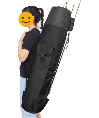 Mydays Fishing Rod Bag Reel Case | 5 Pole Storage & Tackle Carrier | Black - Buy Online on GoSupps.com