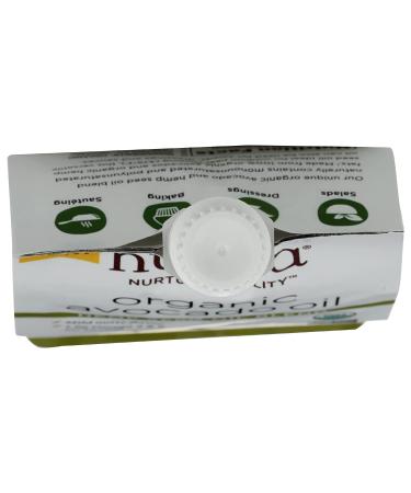 Nutiva Organic Avocado Oil 12 fl oz - Cold-Pressed & Pure | Healthy Cooking Oil - Buy Online on GoSupps.com