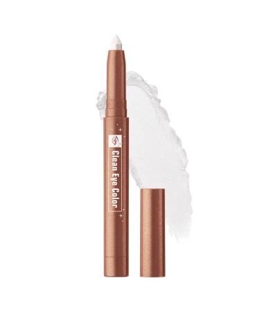 EONFAVE Eyeshadow stick white cream eyeliner waterresistant shiny eyeshadow stick durable and smudgeproof highlighter stick for eye makeup cream glitter eyeshadow stick for wrinklefree eyes smooth