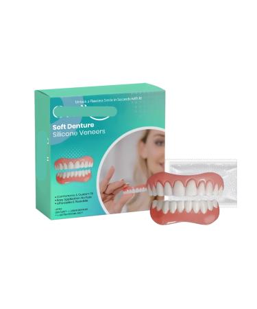 Denture Beauty Covers Teeth Aesthetic Sleeves For Smile Enhancement Comfortable Material Reduce Tooth Loss(2PC)