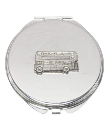 London Bus Compact Mirror Handbag Gift With Free Engraving 224