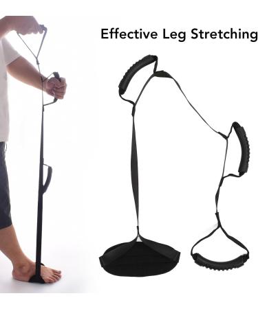 Leg Lifter Strap Adjustable Multi Loop Leg Lifter Assist with Handgrips and Foot Loop Mobility Aids Tool Foot Lifter Rigid Leg Lifter Hip for Adult Elderly Handicap Disability - Buy Online on GoSupps.com