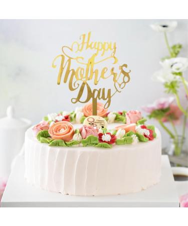 9PCS Happy Mother's Day Cupcake Toppers Acrylic Gold Mother's Day Cupcake Topper Best Mom Cake Picks 9 Styles Cake Decoration for Birthday Mother's Day Party Favors Style B - Buy Online on GoSupps.com