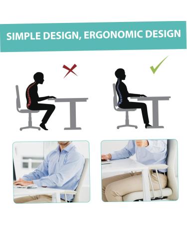 EXCEART 1pc Lumbar Support Memory Foam Lumbar Seat Foam Pad Pregnant Woman Black 39.00X33.00X8.00CM - Buy Online on GoSupps.com