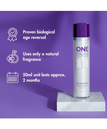One Truth Anti-Aging Serum - Reverse Aging Brighten Skin Reduce Redness & Pigmentation | Telomerase Activating Gel for Face & Neck - Buy Online on GoSupps.com