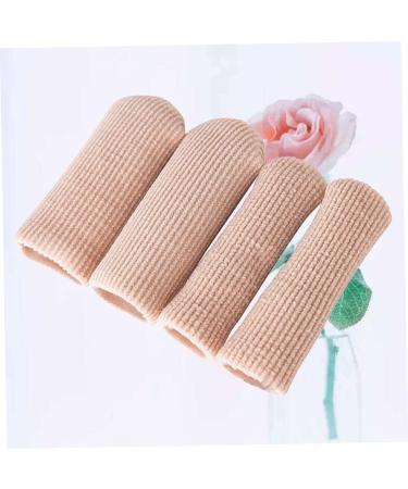 Silicone Gel Toe Sleeve 4pcs Set - Thumb & Finger Protector Caps for Feet, Toe Cover, Splitter & Protective Case - Toe Sleeve for Shut Up Feet - Picture 1 - Buy Online on GoSupps.com