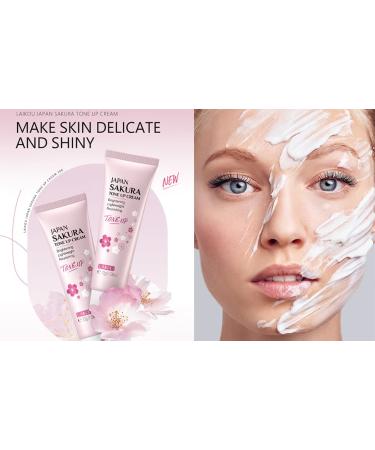 MIESCHER Sakura Tone Up Cream 1.06 Fl OZ - Hydrating, Lightweight & Brightening Face Cream - Buy Online on GoSupps.com