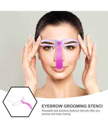 8 Styles Eyebrow Stamp Stencil Kit with Handle and Strap - Reusable and Washable Eyebrow Shaper Set - Buy Online on GoSupps.com