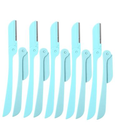 Lot de 30 tondeuses sourcils pliables pour dermaplaning - Pour sourcils - En acier inoxydable - Sans