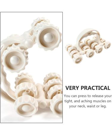 Lurrose Manual Massage Roller - Handheld Acupressure Massager for Full Body Relief | Back Neck Foot Leg Arm - Deep Tissue Massage Device - International Shipping Available - Buy Online on GoSupps.com