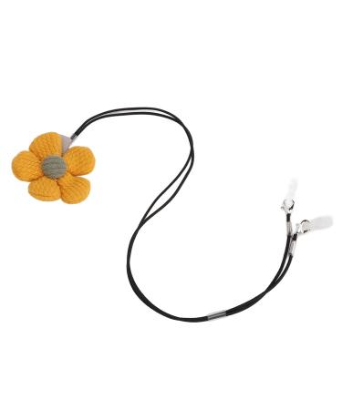 Hearing amplifier clip anti-loss listener rope fastening belt for earphones with floral design hearing amplifier lanyard for seniors and (both ears)