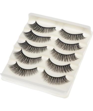 minkissy 15 Pairs Strip Fake Lashes for Women Fake Lashes for Girls Natural Lashes Soft Light Fake Lash Cat Eye Lashes 3d Lashes Natural False Lashes Faux Lashes 5d Eyelash Material - Buy Online on GoSupps.com