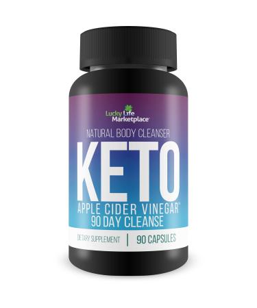 3X Keto Apple Cider Vinegar 90 Day Cleanse - Promote Health & Wellness - Flush Waste & Toxins - Cleanse & Detox Naturally - Support Digestion Immune Function Joint Health - Men & Women - Keto Pills