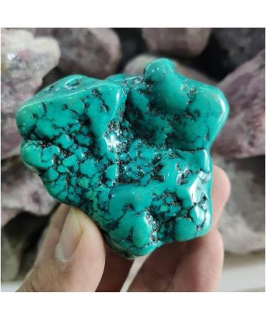 Stone 130-160g Natural Crystal Turquoise raw Stone Crystal specimens Balance Gemstone Decoration ERTEYIN - Buy Online on GoSupps.com