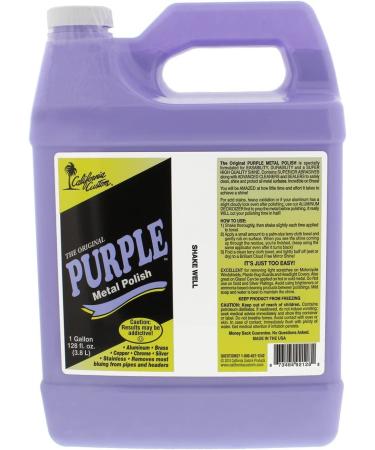 Products Purple Metal Polish 1 Gallon Size - No Silicone Body Shop Safe Great for Aluminum Brass Copper Chrome Silver Stainless and Gold Motorcycle Boat RV