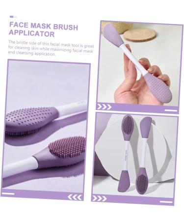 Beaupretty Scrubber Clay Brush Applicator Silicone Brush Facial Scrub Wash Brush Clay Applicator Mud Applicator Tool Scrubbers Applier Clean Silica Gel Detergent - Buy Online on GoSupps.com