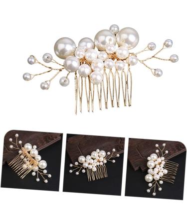 minkissy Pearl Comb Wedding Hair Comb Bridal Hair Comb Pearl Tiara Bridal Hair Accessories Rhinestone Hair Accessories Wedding Hair Jewelry Bridal Hair Side Comb Bride Hair Side Comb Manual - Buy Online on GoSupps.com