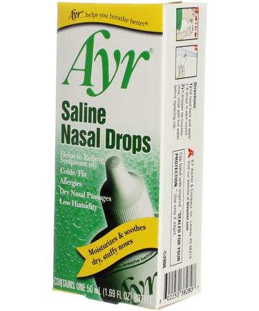 Ayr Saline Nasal Drops 50 mL (Pack of 3) - Buy Online on GoSupps.com