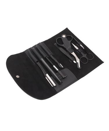Professional Eyebrow Care Set for Men & Women - Stainless Steel Trimmer & 8-Part Kit - Buy Online on GoSupps.com