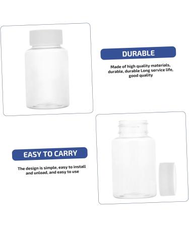 Ultechnovo 20 Pack Empty Bottles - Transparent Liquid Storage & Dispenser - Refillable Travel & Laboratory Sample Containers - Buy Online on GoSupps.com