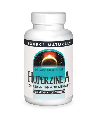 Source Naturals Huperzine A 200 mcg 120 Tablets - Buy Online on GoSupps.com