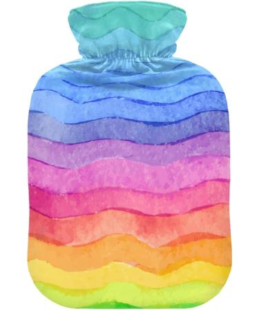 Buy Naanle Watercolor Hot Water Bottle 1L - Transparent Bed & Hand Warmer for Pain Relief & Cold Therapy - International Shipping - Buy Online on GoSupps.com