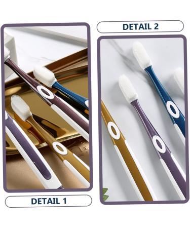 Frcolor 8-Piece Nano Microfiber Toothbrush Set - Portable Ergonomic Dental Accessories for Adults - Buy Online on GoSupps.com