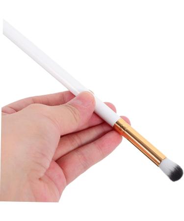 Baluue 10pcs Makeup Brush Makeup Eyeshadow Brush Eye for Makeup Concealer Brush Wooden Handle White - Buy Online on GoSupps.com