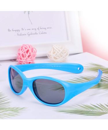 Hifot Baby Boy Girl UV Protection Polarized Sunglasses | Flexible Kids Shades Blue | Ages 6 Months to 2 Years - Buy Online on GoSupps.com