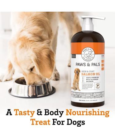 Wild Alaskan Salmon Oil for Dogs & Cats - Omega 3 Fish Oil Liquid Supplement - Made in USA - Joint Function & Heart Health Support - 32 Fl. Oz - Buy Online on GoSupps.com