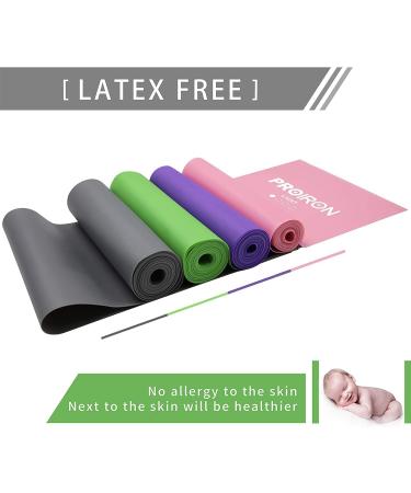 PROIRON Latex-Free Resistance Bands Set for Strength Training - Light, Medium, Heavy - Ideal for Yoga, Pilates, and Home Gym Workouts - Buy Online on GoSupps.com