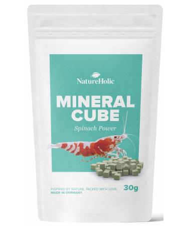 NatureHolic - MineralCube Spinat Power I for mineral intake I with valuable spinach I No water pollution I Ideal food for holidays I 47ml