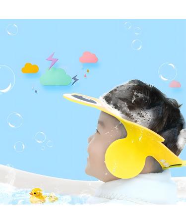 Shop Cute Cartoon Baby Shower Hood - Adjustable Hair Washing Protection Visor for Kids | Ideal Shampoo Shield for Eyes & Ears - Buy Online on GoSupps.com