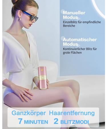 Berkemed IPL Hair Removal Device - Laser with Ice Function 800000 Light Impulses 5 Energy Levels for Men & Women - Ideal for Armpits & Legs - Buy Online on GoSupps.com
