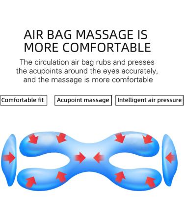 Best Eye Massager for Migraines - Bluetooth Heated Eye Mask for Better Sleep & Reduced Eye Strain | Ideal Birthday Gifts for Men & Women - Buy Online on GoSupps.com