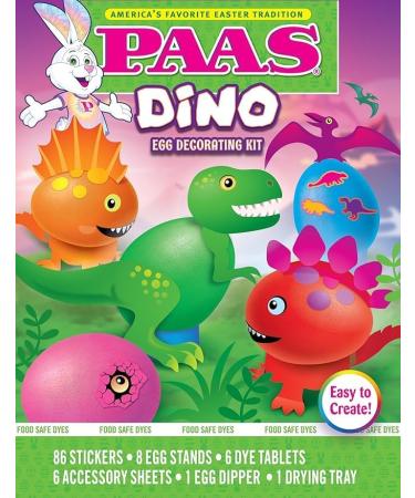 PAAS Easter Egg Decorating Coloring Kits and Cups Bundle - 4 Total - Color Whip Deluxe Dino and Coloring Cups - Buy Online on GoSupps.com