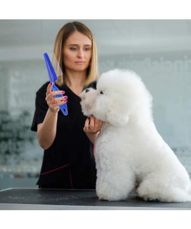 Moguer 5 Pack Pet Dog Cat Flea Comb Tear Eye Stain Remover Combs Hair Brush Effectively Clean Removes Tangles Dirt Fleas Lice Ticks for Pets Hair Comb - Buy Online on GoSupps.com