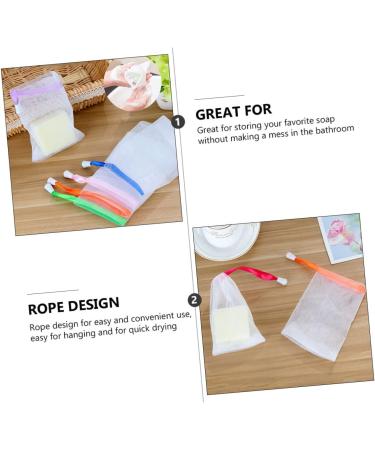 AUTSUPPL 30pcs Foaming Net Soap Soap Saver Holder Soap Sack Saver Foam Nets Soap Nylon - Buy Online on GoSupps.com