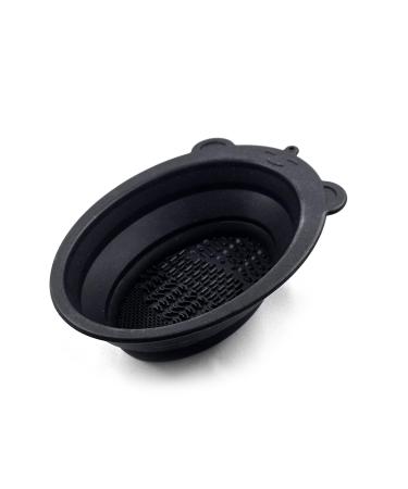 Freetune foldable shaving bowl-silicone-rubbery multi-purpose bowl-pocket size easy to wear durable flexible black - Buy Online on GoSupps.com