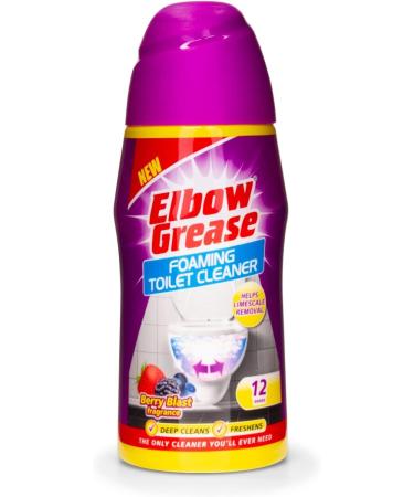 Set of Elbow Grease Foaming Toilet Cleaner Lemon Fresh + Berry Blast Fragrance Deep Cleaning Action Powder Cleaning Foam and Extra Freshness Toilet Cleaner (500g) - Buy Online on GoSupps.com