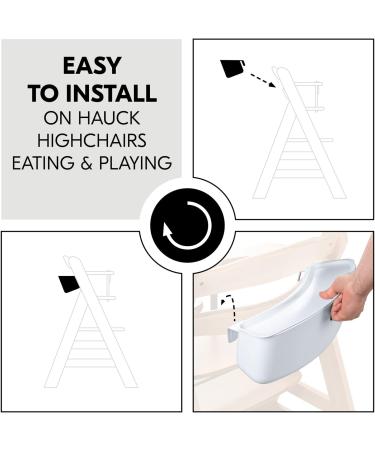 Hauck Alpha+ White Storage Box - Compact and Practical Organizer for Highchair - Buy Online on GoSupps.com