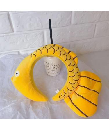 She's Shining Yellow Fish Shape Headband Cartoon Animal Hair Band Exaggerated Funny Hair Accessories - Buy Online on GoSupps.com