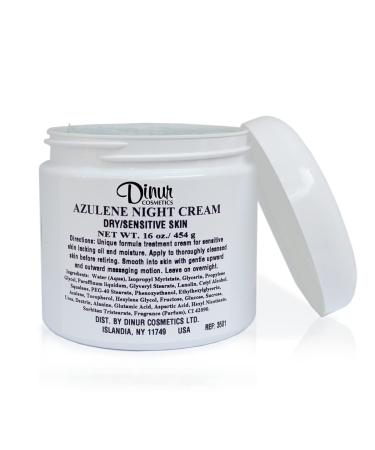 Azulene Night Cream for Dry/Sensitive Skin - Hydrating & Tightening 16 oz | Intensive Care Moisturizer - Buy Online on GoSupps.com