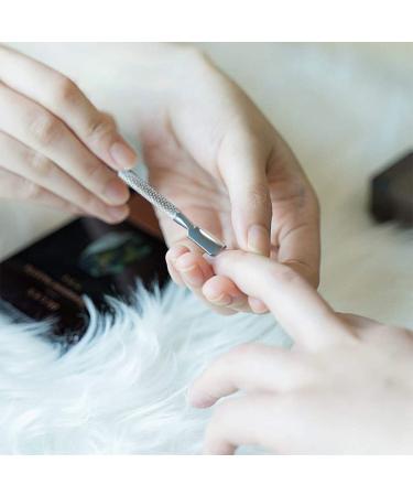 NICEMOVIC Pro Cuticle Pusher & Spatula 2-Sided Stainless Steel Tool for Gel Nail Polish Removal International Shipping Available - Buy Online on GoSupps.com