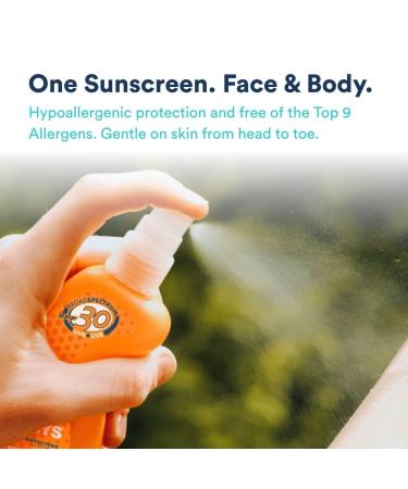 KINeSYS SPF 30 KIDS Fragrance Free Clear Spray Sunscreen for sensitive skin Hypoallergenic Broad Spectrum UVA/UVB protection for Face & Body PABA and Oxybenzone FREE 4 Fl Oz and 2 Pack 1 Fl Oz - Buy Online on GoSupps.com