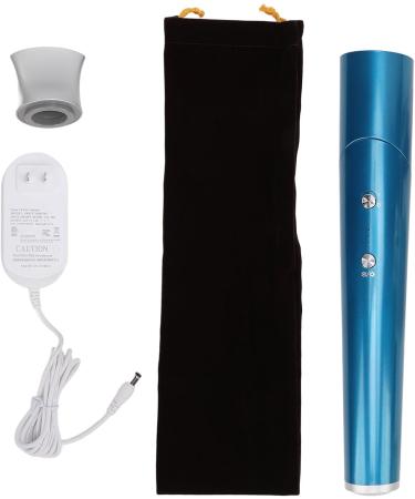 Portable Blow Dryer Cordless Hair Dryer 3000mAh Foldable Negative Ion Function Hot Cold Air Adjustable for Travel (Blue) - Buy Online on GoSupps.com