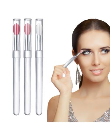 Silicone Lip Brush - Silicone Lip Brushes Tool Portable | Lipstick Brush Makeup Applicator Beauty Tool Kits Silicone Brushes Wands for Lipsticks
