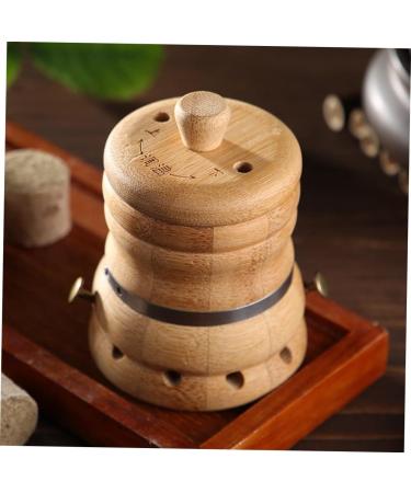 Gatuida Moxibustion Box Set - Moxa Container & Heating Tank for Optimal Temperature Control - Khaki Moxibustion Burner with Bamboo Tube - Buy Online on GoSupps.com