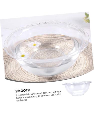 minkissy 3 Pcs Lace Washbasin Wash Basin Camping Wash Basin Small Bowl Cosmetics Home Face Basin Mutitool Bathroom Plastics Basin Kitchen Washing Basin Dish Wash Pp Massage Basin Spa 1 count (Pack of 1) Transparentx3pcs - Buy Online on GoSupps.com